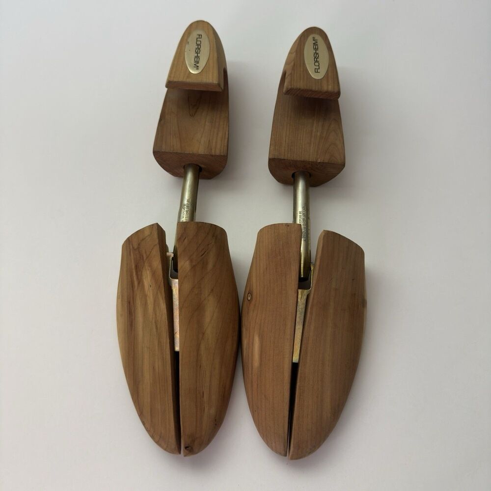 Florsheim Mens Wooden Shoe Keepers Wood Stretcher Sz Medium Shoe Trees